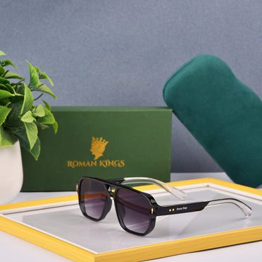 Andreas Black Gradient Sunglasses