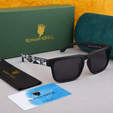Forest Night Black Men Polarized Sunglasses