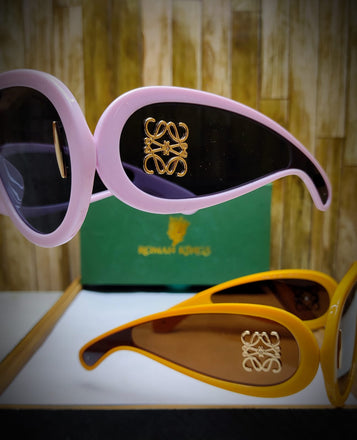 Wave Pink Oversized Unisex Sunglasses