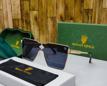 Magnus Gold Frame Black Lens