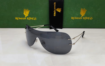 Falcon Silver Black Premium Sunglasses