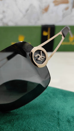 Merlin Silver Black Premium Sunglasses