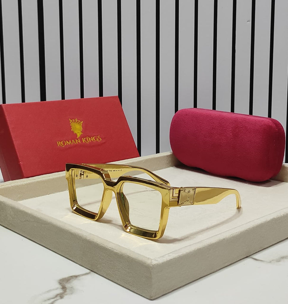 High Shine Metallic Gold Sunglasses