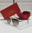 Geometric Aviator Brown gradient Sunglasses