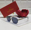 Satin Black with Metallic Gold Sunglasses