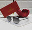 Octagonal Cut-Off Light Grey gradient Sunglasses