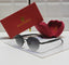 Curved Oval  Smoke Grey Sunglasses
