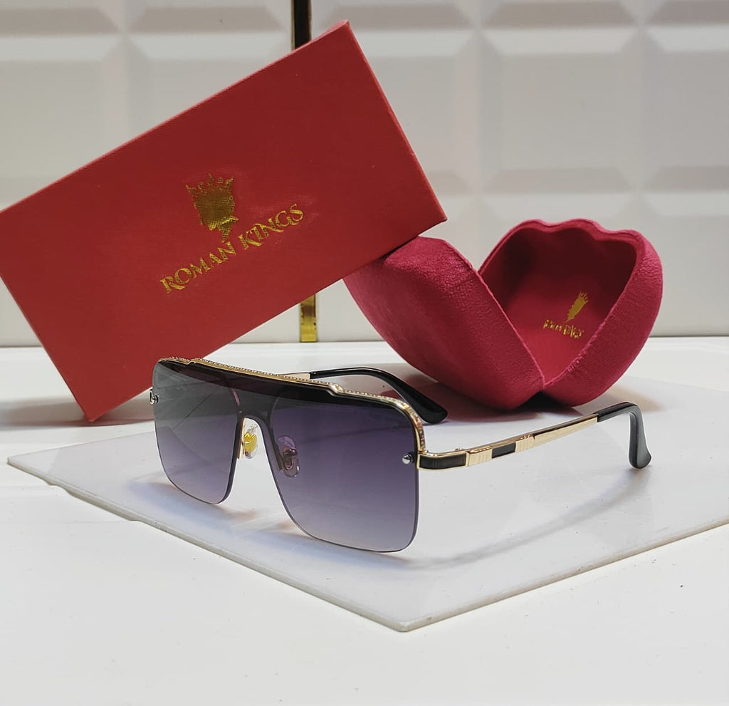 Luxury Branding Purple Sunglasses