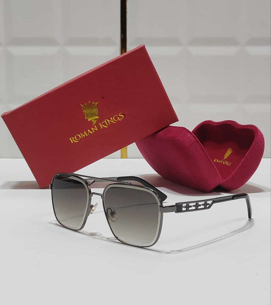Square Hybrid Pewter Grey  Sunglasses