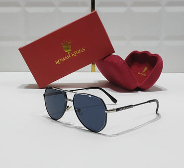 Premium Navy Gray Sunglasses