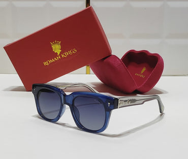 Modern Wayfarer Royal Blue Sunglasses