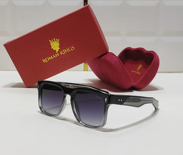 Modern Wayfarer Gradient smoke Grey Sunglasses