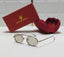 Premium Metallic Platinum Soft Warm Sunglasses