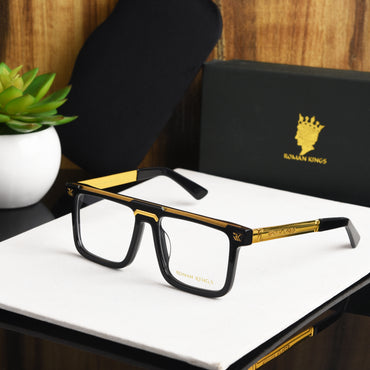 Rambo Gold Transparent Prescription Sunglasses