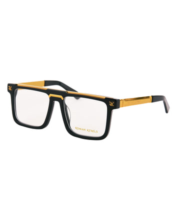 Rambo Gold Transparent Prescription Sunglasses